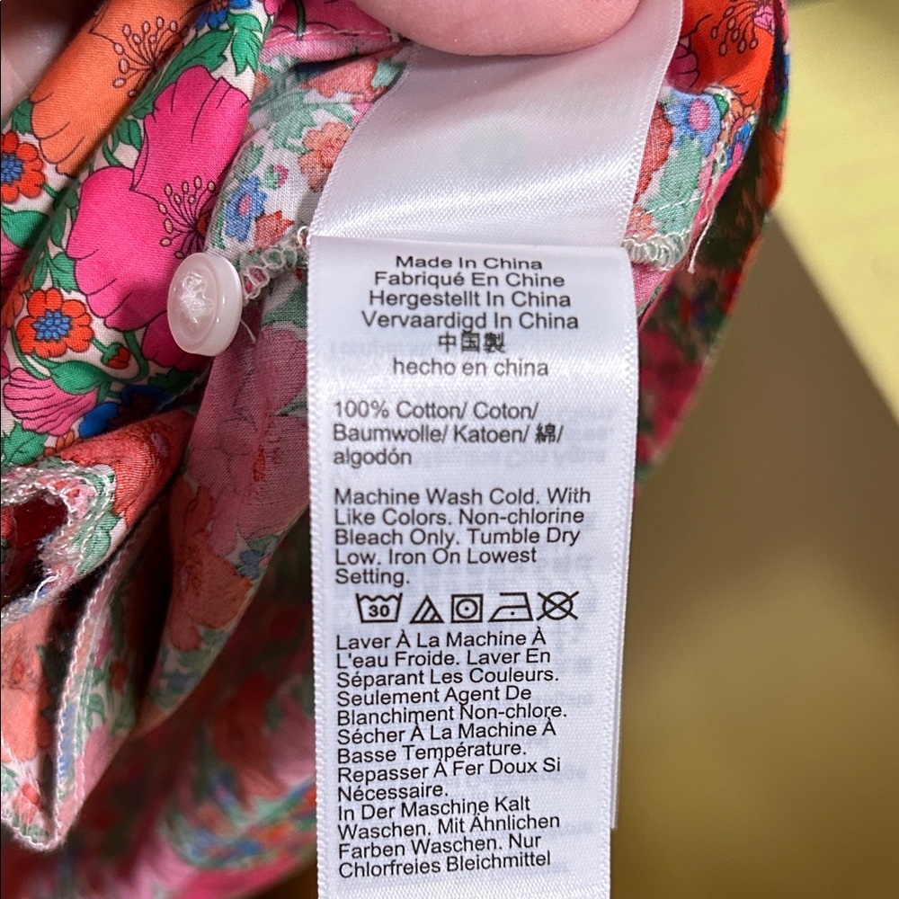 J Crew Liberty Floral Shift Shirt Dress - Picture 7 of 7